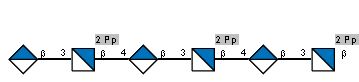 bDGlcpA(1-3)[Pp(1-2)]bDGlcpN(1-4)bDGlcpA(1-3)[Pp(1-2)]bDGlcpN(1-4)bDGlcpA(1-3)[Pp(1-2)]bDGlcpN