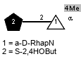 lS2,4HOBut(1-2)[Me(1-4)]aDRhapN