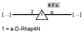 -2)[Fo(1-4)]aDRhap4N(1-