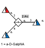 Ac(1-2)aDFucpN(1-3)[Ac(1-2)aLQuipN(1-4),Ac(1-2)]aDGalpNA(1-3)[Ac(1-2)]aLQuipN