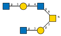 Ac(1-2)bDGlcpN(1-3)bDGalp(1-3)[Ac(1-2)bDGlcpN(1-3)bDGalp(1-4)[Ac(1-2)]bDGlcpN(1-6),Ac(1-2)]aDGalpN