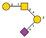 Ac(1-5)aXNeup(2-3)[bDGalp(1-3)[Ac(1-2)]bDGalpN(1-4)]bDGalp