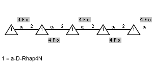Fo(1-4)aDRhap4N(1-2)[Fo(1-4)]aDRhap4N(1-2)[Fo(1-4)]aDRhap4N(1-2)[Fo(1-4)]aDRhap4N(1-2)[Fo(1-4)]aDRhap4N
