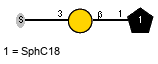 S-3)bDGalp(1-1)xXSphC18