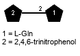 Subst(1-2)xLGln // Subst = 2,4,6-trinitrophenol = SMILES O=N(=O)c1cc(N(=O)=O){1}c(O)c(N(=O)=O)c1