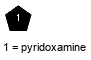 Subst // Subst = pyridoxamine = SMILES CC1=NC=C(C(={7}C1O)CN){3}CO