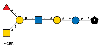 aLFucp(1-2)[Ac(1-2)aDGalpN(1-3)]bDGalp(1-3)[Ac(1-2)]bDGlcpN(1-3)bDGalp(1-4)bDGlcp(1-1)CER