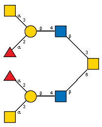 aLFucp(1-2)[Ac(1-2)aDGalpN(1-3)]bDGalp(1-4)[Ac(1-2)]bDGlcpN(1-3)[aLFucp(1-2)[Ac(1-2)aDGalpN(1-3)]bDGalp(1-4)[Ac(1-2)]bDGlcpN(1-6),Ac(1-2)]?DGalpN
