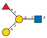 aLFucp(1-2)[aDGalp(1-3)]bDGalp(1-3)[Ac(1-2)]bDGlcpN