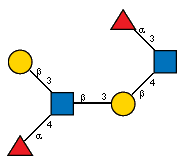 aLFucp(1-3)[bDGalp(1-3)[aLFucp(1-4),Ac(1-2)]bDGlcpN(1-3)bDGalp(1-4),Ac(1-2)]?DGlcpN