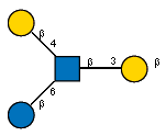 bDGalp(1-4)[bDGlcp(1-6),Ac(1-2)]bDGlcpN(1-3)bDGalp