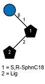 bDGlcp(1-1)[lXLig(1-2)]xXSRSphnC18