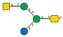 bDGlcp(1-2)[Ac(1-2)aDGalpN(1-2)bDManp(1-4)]aDManp(1-5)aXKdop