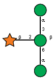 bDXylp(1-2)[aDManp(1-6),aDManp(1-3)]bDManp