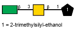 bXTyvp(1-3)[Ac(1-2)]bDGalpN(1-1)Subst // Subst = 2-trimethylsilyl-ethanol = SMILES C[Si](C)(C)C{1}CO