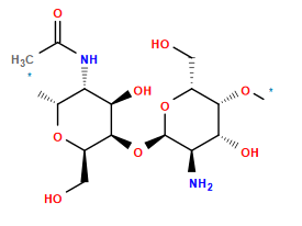 *O[C@@H]1[C@H](O)[C@@H](N)[C@@H](O[C@@H]2[C@H](O)[C@@H](NC(C)=O)[C@@H](*)O[C@@H]2CO)O[C@@H]1CO