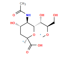 *O[C@H](CO)[C@@H](O)[C@@H]1O[C@@](*)(C(=O)O)C[C@H](O)[C@H]1NC(C)=O