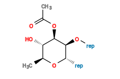 *O[C@H]1[C@H](*)O[C@@H](C)[C@H](O)[C@H]1OC(C)=O