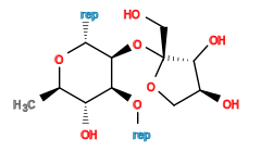 *O[C@H]1[C@H](O)[C@@H](C)O[C@H](*)[C@H]1O[C@@]1(CO)OC[C@H](O)[C@H]1O
