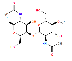 *O[C@H]1[C@H](O)[C@@H](NC(C)=O)[C@H](O[C@@H]2[C@H](O)[C@@H](NC(C)=O)[C@H](*)O[C@@H]2CO)O[C@@H]1CO
