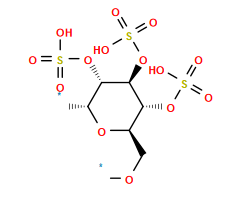 *OC[C@H]1O[C@H](*)[C@H](OS(=O)(=O)O)[C@@H](OS(=O)(=O)O)[C@@H]1OS(=O)(=O)O