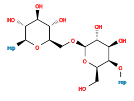 [*]O[C@H]1[C@@H](CO)O[C@@H](OC[C@H]2O[C@@H]([*])[C@H](O)[C@@H](O)[C@@H]2O)[C@H](O)[C@H]1O