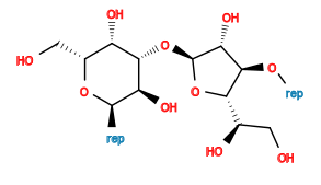 [*]O[C@H]1[C@H]([C@H](O)CO)O[C@@H](O[C@@H]2[C@@H](O)[C@@H]([*])O[C@H](CO)[C@@H]2O)[C@@H]1O