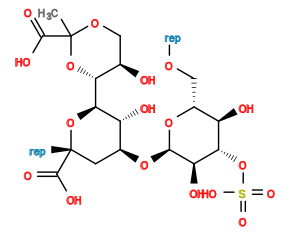 [*]OC[C@H]1O[C@H](O[C@H]2C[C@]([*])(C(=O)O)O[C@@H]([C@@H]3OC(C)(C(=O)O)OC[C@H]3O)[C@@H]2O)[C@H](O)[C@@H](OS(=O)(=O)O)[C@@H]1O
