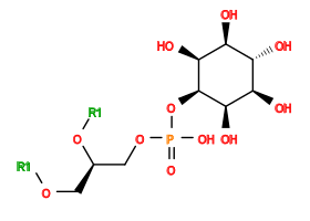 [1*]OC[C@H](COP(=O)(O)O[C@H]1[C@@H](O)[C@@H](O)[C@H](O)[C@@H](O)[C@H]1O)O[1*]