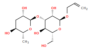 C=CCO[C@H]1O[C@H](CO)[C@@H](O)[C@H](O[C@H]2O[C@H](C)[C@@H](O)C[C@@H]2O)[C@@H]1O
