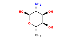 C[C@@H]1O[C@@H](O)[C@H](N)[C@@H](O)[C@H]1O
