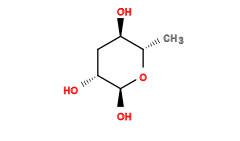 C[C@@H]1O[C@@H](O)[C@H](O)C[C@H]1O