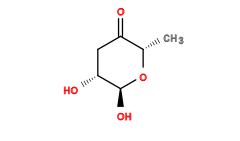 C[C@@H]1O[C@@H](O)[C@H](O)CC1=O