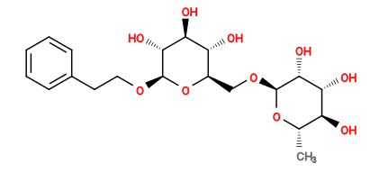 C[C@@H]1O[C@@H](OC[C@H]2O[C@@H](OCCc3ccccc3)[C@H](O)[C@@H](O)[C@@H]2O)[C@H](O)[C@H](O)[C@H]1O
