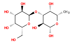 C[C@@H]1O[C@H](O)[C@@H](O)[C@H](O[C@H]2O[C@H](CO)[C@H](O)[C@H](O)[C@H]2O)[C@@H]1O