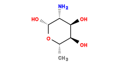 C[C@@H]1O[C@H](O)[C@H](N)[C@@H](O)[C@H]1O