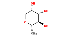C[C@@H]1OC[C@H](O)[C@H](O)[C@H]1O