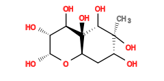 C[C@]1(O)[C@H](O)C[C@H]2O[C@H](O)[C@H](O)[C@@H](O)[C@]2(O)[C@@H]1O