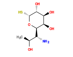 C[C@H](O)[C@@H](N)[C@H]1O[C@H](S)[C@H](O)[C@@H](O)[C@H]1O