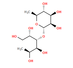C[C@H](O)[C@H](O)[C@@H](O[C@@H]1O[C@@H](C)[C@H](O)[C@@H](O)[C@H]1O)[C@@H](O)CO