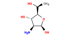 C[C@H](O)[C@H]1O[C@@H](O)[C@@H](N)[C@@H]1O