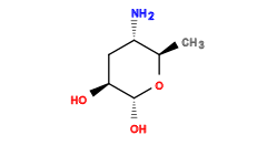 C[C@H]1O[C@H](O)[C@@H](O)C[C@@H]1N