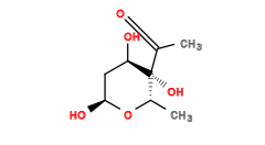 CC(=O)[C@@]1(O)[C@H](C)O[C@@H](O)C[C@H]1O