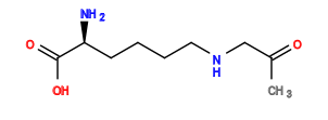 CC(=O)CNCCCC[C@H](N)C(=O)O