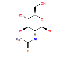 CC(=O)N[C@@H]1[C@@H](O)[C@H](O)[C@@H](CO)O[C@H]1O