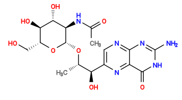 CC(=O)N[C@H]1[C@H](O[C@@H](C)[C@H](O)c2cnc3nc(N)[nH]c(=O)c3n2)O[C@H](CO)[C@@H](O)[C@@H]1O