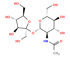 CC(=O)N[C@H]1[C@H](O[C@]2(CO)O[C@H](CO)[C@@H](O)[C@@H]2O)O[C@H](CO)[C@@H](O)[C@@H]1O