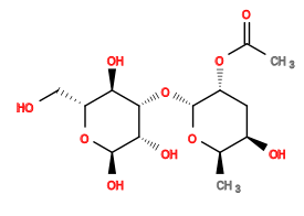 CC(=O)O[C@@H]1C[C@@H](O)[C@@H](C)O[C@@H]1O[C@@H]1[C@H](O)[C@@H](O)O[C@H](CO)[C@H]1O