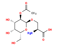 CC(=O)O[C@H]1[C@@H](OC[C@H](N)C(=O)O)O[C@H](CO)[C@H](O)[C@@H]1O