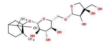 CC1(C)C2CCC1(C)[C@H](O[C@@H]1O[C@H](CO[C@@H]3OC[C@](O)(CO)[C@H]3O)[C@@H](O)[C@H](O)[C@H]1O)C2
